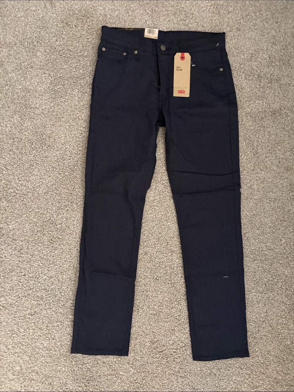 Levi's Men's 511 Slim Straight Jeans in Dark Blue